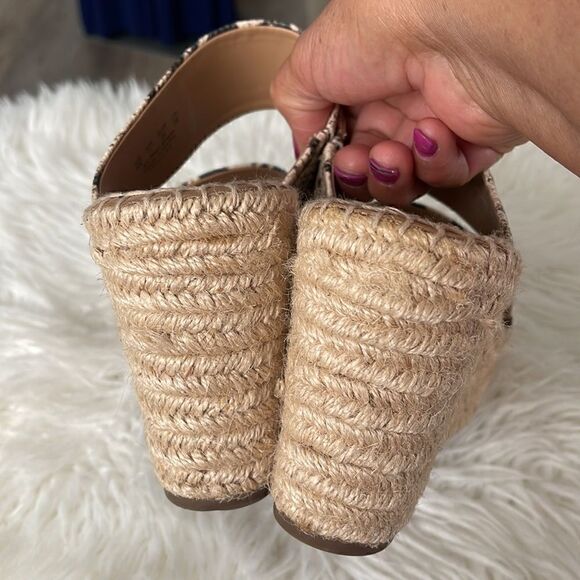 FRANCO SARTO ESPADRILLES SNAKE PRINT SIZE 9 M - Picture 3 of 8